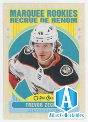 21-22 OPC O-PEE-CHEE RETRO MARQUEE ROOKIES DUCKS TREVOR ZEGRAS #535 RC